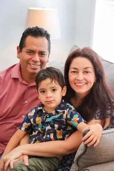 Humberto and Angelica Medina with their child